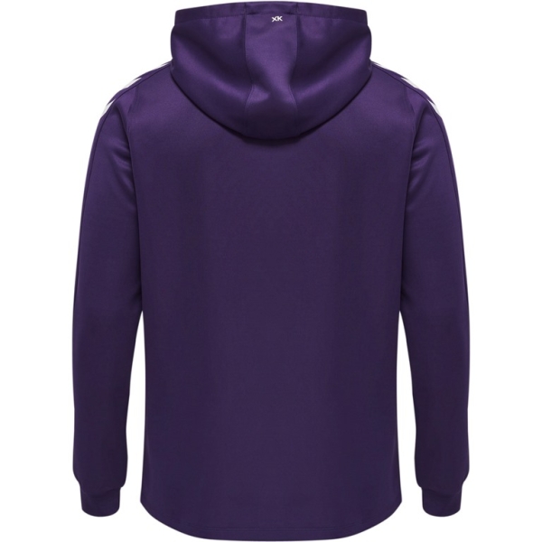 Hummel Core XK Kapuzenjacke - Acai/Weiß